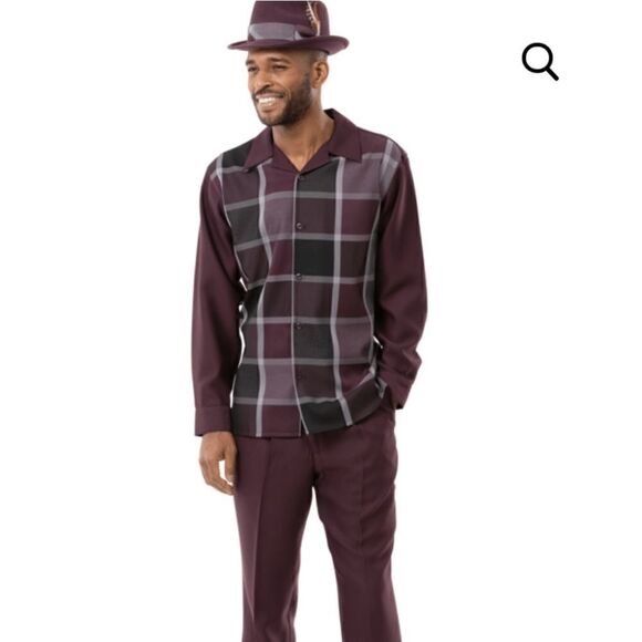 MONTIQUE MEN'S WALKING SUITS-2 PIECE LEISURE SUITS - Picture 1 of 9